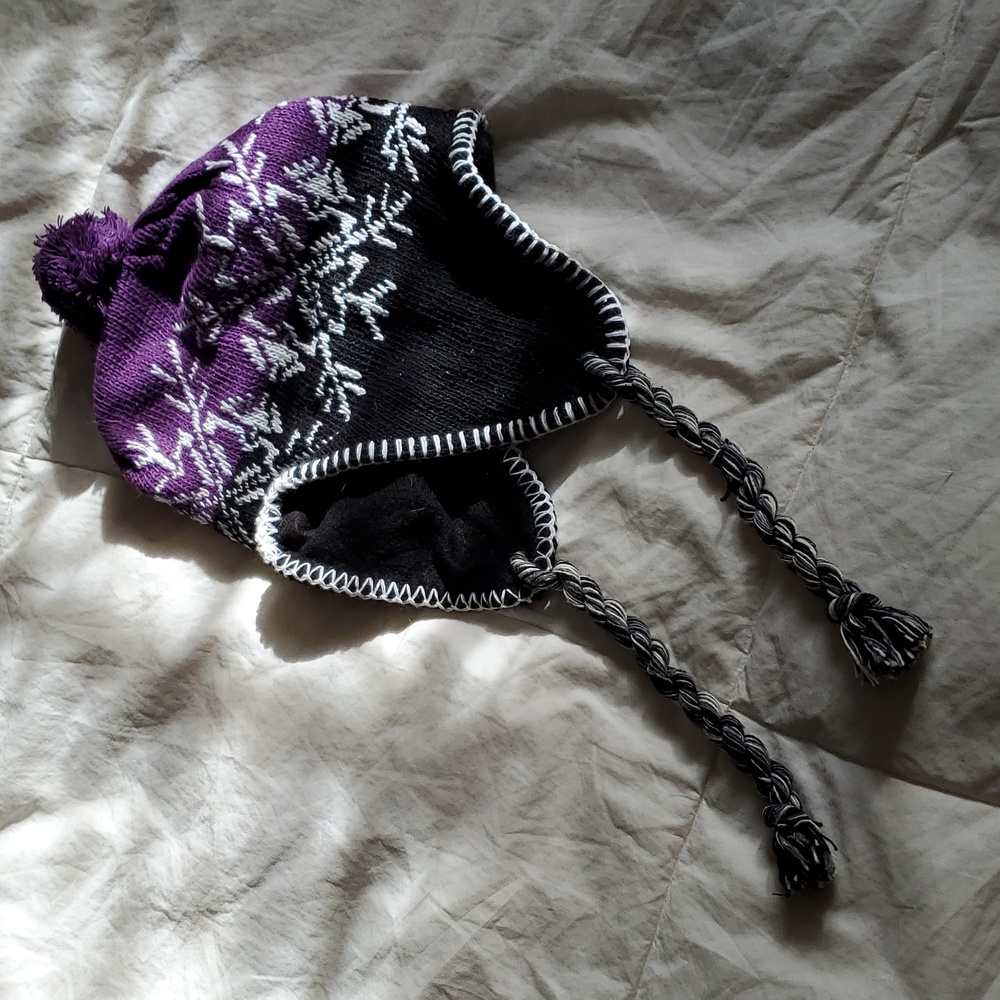 Fleece lined Heidi hat w pim